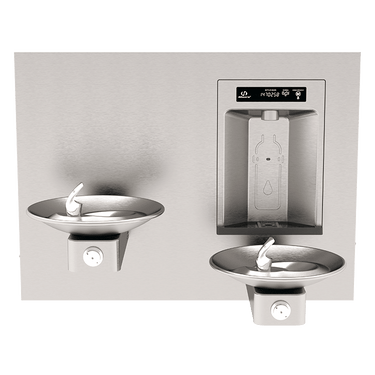 1011HS - Haws RIVIVE™ Hydration Station™ Recessed Bottle Filler with HI-LO Fountains